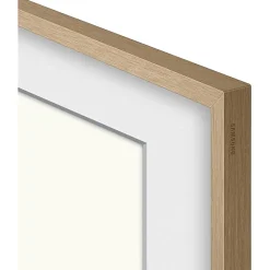 Samsung (2021) 55" The Frame Customizable Bezel - Modern Teak - 48.86" x 28.12" Frame Size - Rectangle - Landscape - Magnetic - Teak
