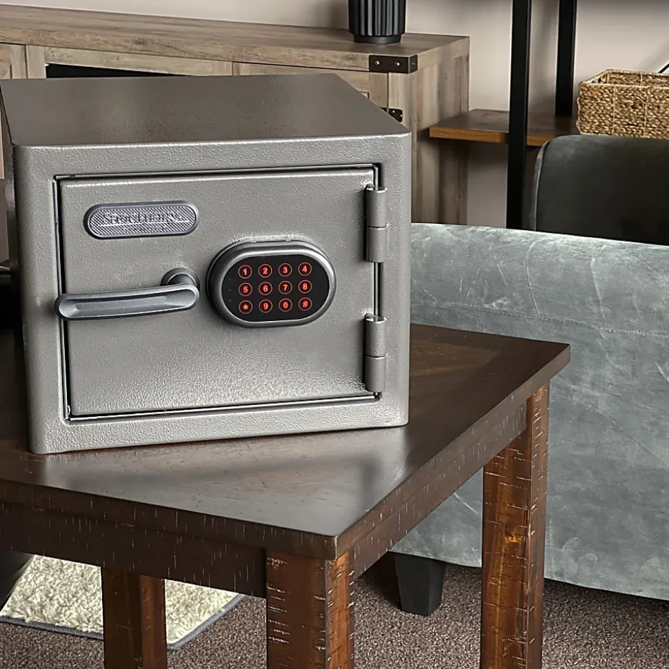 Sanctuary Diamond Digital Home/Office Safe, 0.79 Cu. Ft., Dark Grey Hammertone