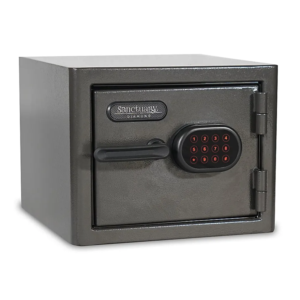 Sanctuary Diamond Digital Home/Office Safe, 0.79 Cu. Ft., Dark Grey Hammertone
