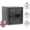 Sanctuary Diamond Digital Home/Office Safe, 1.32 Cu. Ft., Dark Grey Hammertone