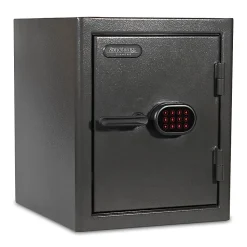 Sanctuary Diamond Fireproof/Waterproof Home And Office Safe With Electronic Lock, 2.2 Cu. Ft. Capacity, Dark Gray Hammertone