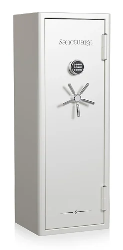 Sanctuary Executive Fire And Waterproof Home And Office Safe With Electronic Lock, 6.41 Cu. Ft. Capacity, White Pearl Metallic