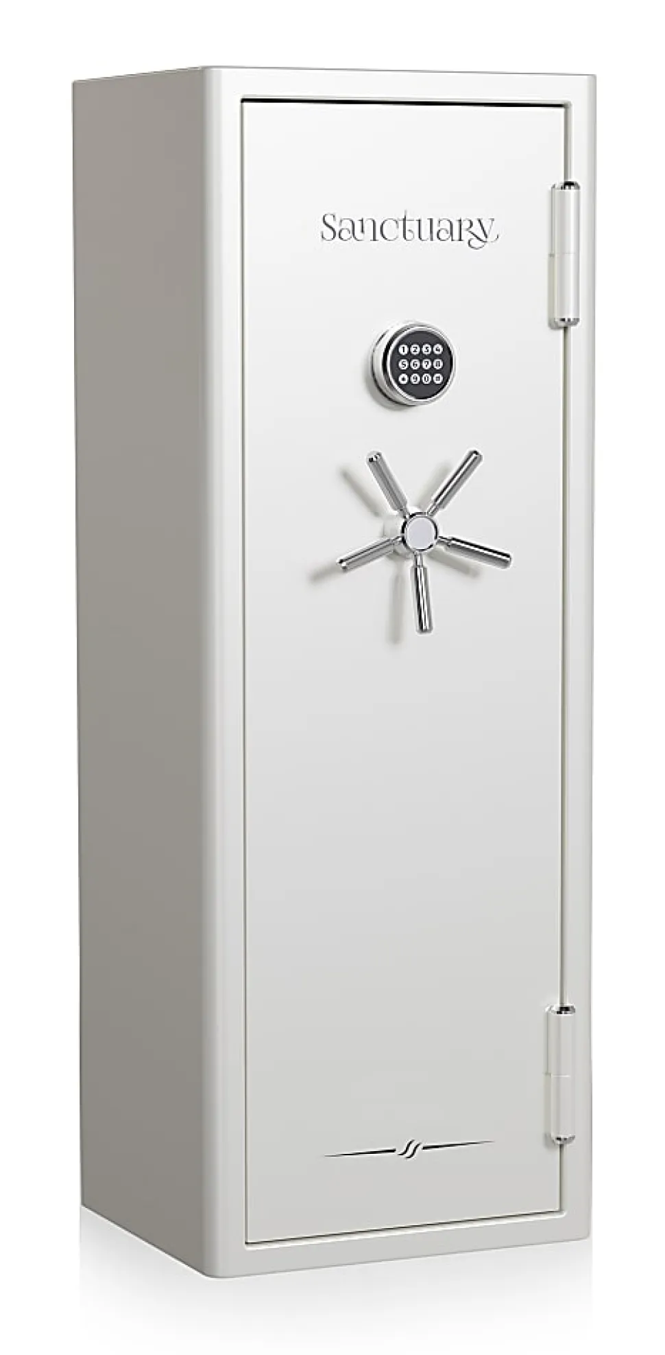Sanctuary Executive Fire And Waterproof Home And Office Safe With Electronic Lock, 6.41 Cu. Ft. Capacity, White Pearl Metallic