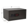 Sanctuary Home And Office Security Vault With Electronic Lock, 1.34 Cu. Ft. Capacity, Dark Gray Hammertone