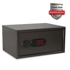 Sanctuary Home And Office Security Vault With Electronic Lock, 1.34 Cu. Ft. Capacity, Dark Gray Hammertone