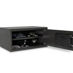Sanctuary Home And Office Security Vault With Electronic Lock, 1.34 Cu. Ft. Capacity, Dark Gray Hammertone
