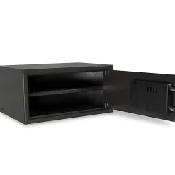 Sanctuary Home And Office Security Vault With Electronic Lock, 1.34 Cu. Ft. Capacity, Dark Gray Hammertone