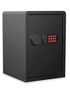 Sanctuary Home And Office Security Vault With Electronic Lock And 2 Shelves, 1.98 Cu. Ft., Matte Black