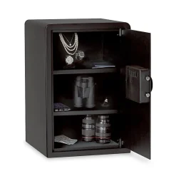 Sanctuary Home And Office Security Vault With Electronic Lock And 2 Shelves, 1.98 Cu. Ft., Matte Black