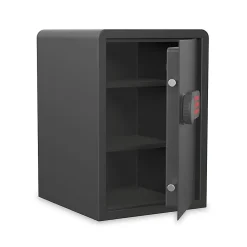 Sanctuary Home And Office Security Vault With Electronic Lock And 2 Shelves, 1.98 Cu. Ft., Matte Black