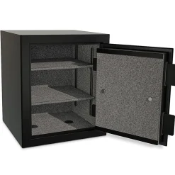 Sanctuary Onyx Fireproof Home And Office Safe With Electronic Lock, 1.01 Cu. Ft. Capacity, Matte Black