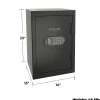 Sanctuary Onyx Fireproof Home And Office Safe With Electronic Lock, 1.34 Cu. Ft. Capacity, Matte Black