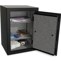 Sanctuary Onyx Fireproof Home And Office Safe With Electronic Lock, 1.34 Cu. Ft. Capacity, Matte Black