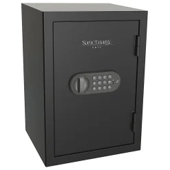 Sanctuary Onyx Fireproof Home And Office Safe With Electronic Lock, 1.34 Cu. Ft. Capacity, Matte Black