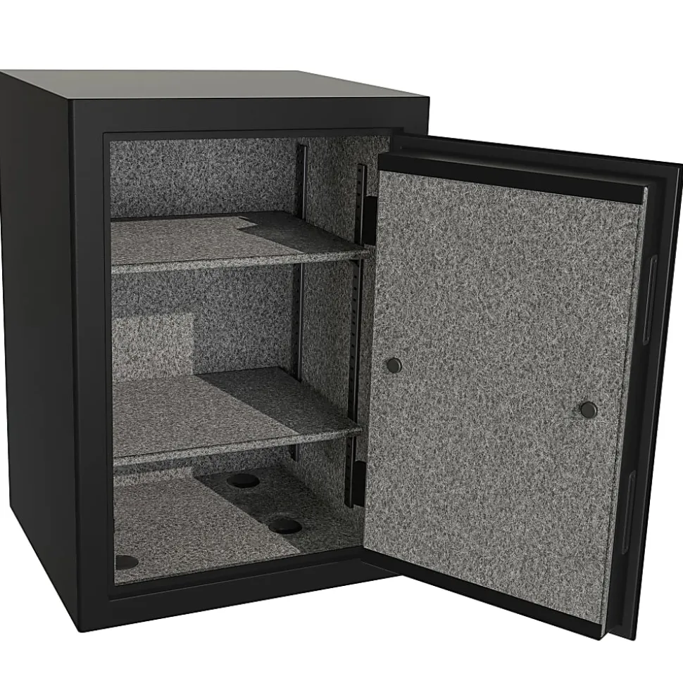 Sanctuary Onyx Fireproof Home And Office Safe With Electronic Lock, 1.34 Cu. Ft. Capacity, Matte Black