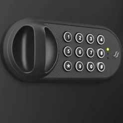 Sanctuary Onyx Fireproof Home And Office Safe With Electronic Lock, 0.5 Cu. Ft. Capacity, Matte Black