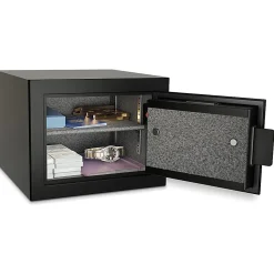 Sanctuary Onyx Fireproof Home And Office Safe With Electronic Lock, 0.5 Cu. Ft. Capacity, Matte Black