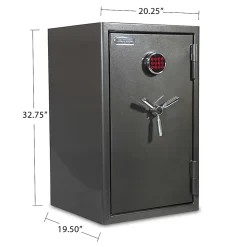 Sanctuary Platinum Fireproof/Waterproof Home And Office Safe With Electronic Lock, 4.98 Cu. Ft. Capacity, Dark Gray Metallic
