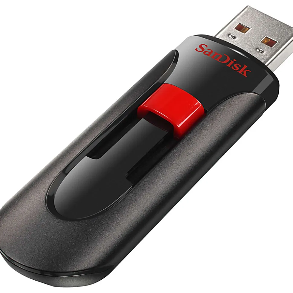 SanDisk® Cruzer™ Glide USB Flash Drive, 32GB, Black