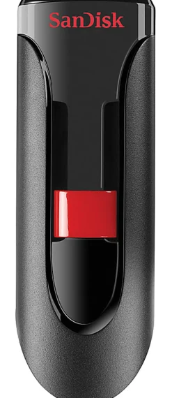 SanDisk Cruzer Glide™ USB 2.0 Flash Drive, 64GB, Black