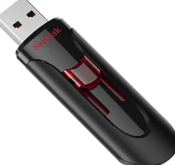 SanDisk Cruzer Glide™ USB 3.0 Flash Drive, 128GB, Black