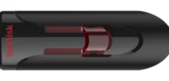 SanDisk® Cruzer Glide USB 3.0 Flash Drive, 64GB, Black