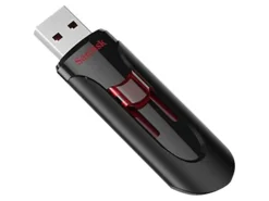 SanDisk® Cruzer Glide USB 3.0 Flash Drive, 64GB, Black