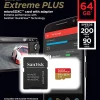SanDisk Extreme® PLUS microSDXC™ UHS-I card, 64GB