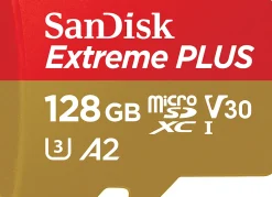 SanDisk Extreme® PLUS microSDXC™ UHS-I card, 128GB