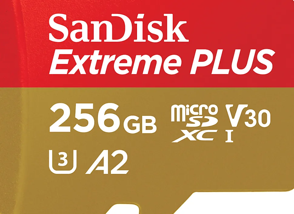SanDisk Extreme® PLUS microSDXC™ UHS-I card, 256GB
