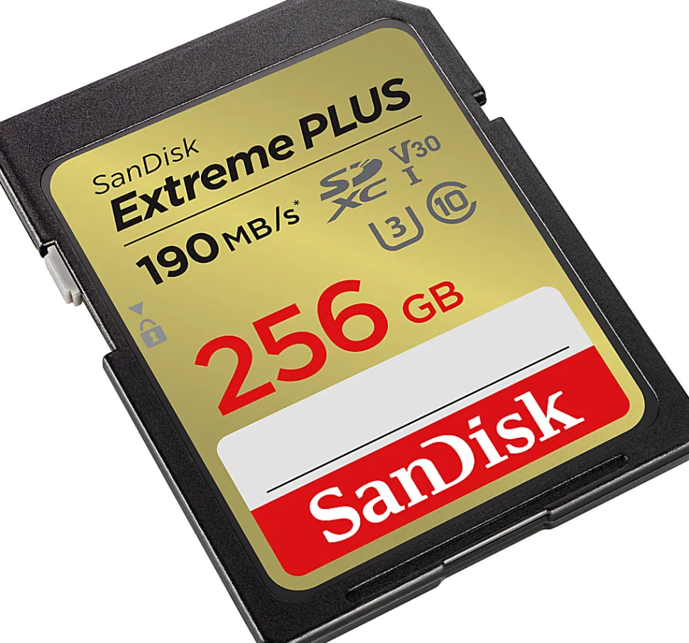 SanDisk® Extreme PLUS SDXC UHS-I Card, 256GB