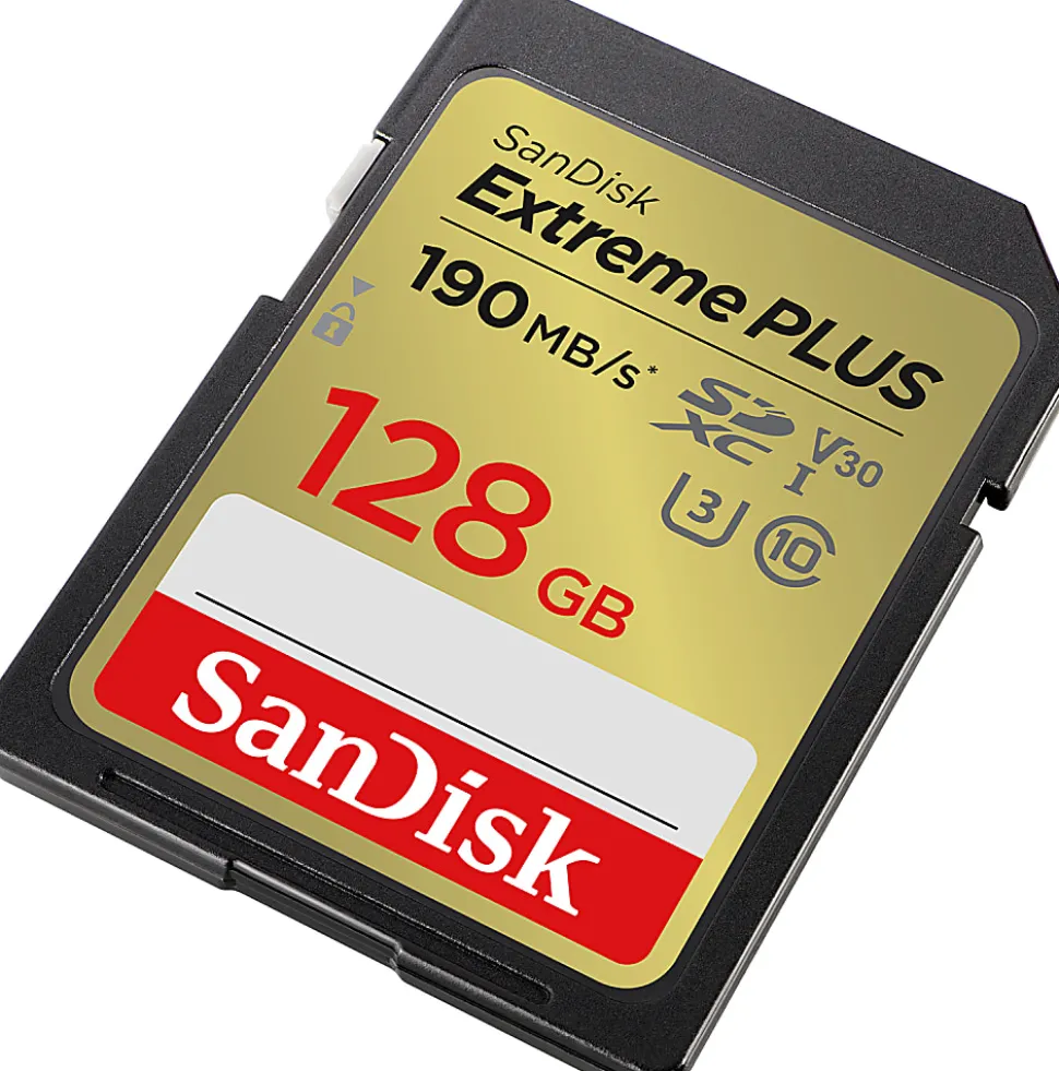SanDisk Extreme® PLUS SDXC™ UHS-I card, 128GB