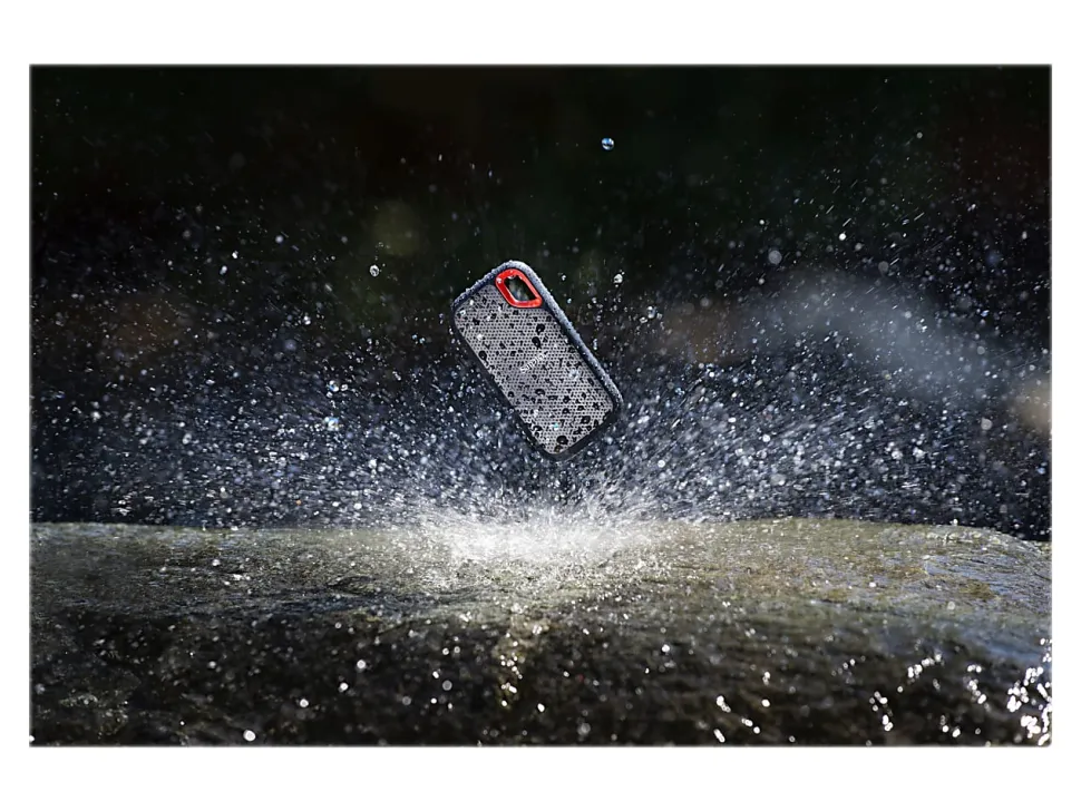SanDisk® Extreme® Portable SSD, 2TB, Black
