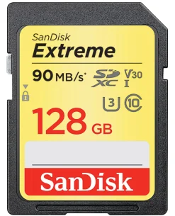 SanDisk® Extreme SDXC UHS-I Card, 128GB