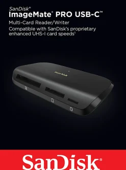 SanDisk ImageMate® Pro USB Type-C Reader/Writer, Black