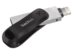 SanDisk® iXpand USB 3.0/Lightning Flash Drive, 64GB, Silver