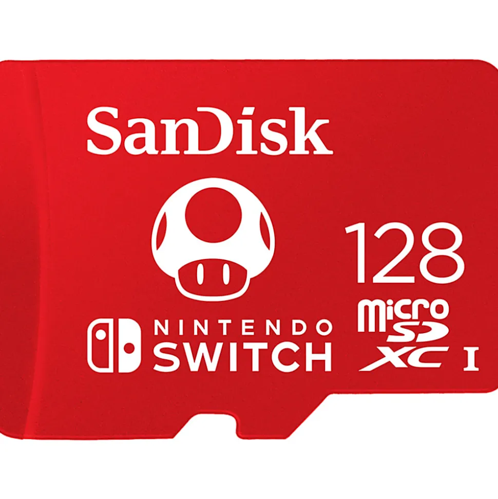 SanDisk® microSDXC Memory Card for Nintendo Switch, 128GB, SDSQXBO128GANCZA