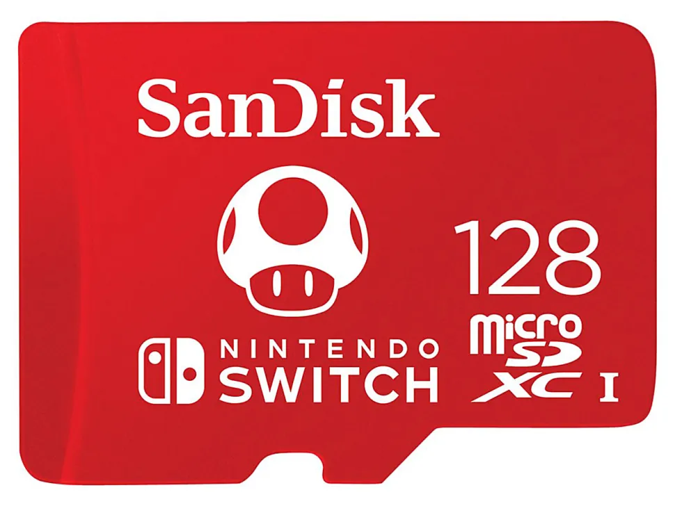 SanDisk® microSDXC Memory Card for Nintendo Switch, 128GB, SDSQXBO128GANCZA