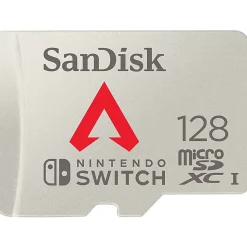 SanDisk® microSDXC Memory Card For Nintendo Switch, 128GB, SDSQXAO128GAN6ZY
