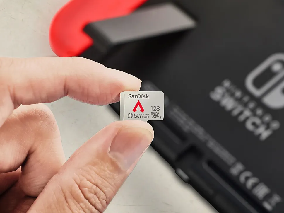 SanDisk® microSDXC Memory Card For Nintendo Switch, 128GB, SDSQXAO128GAN6ZY
