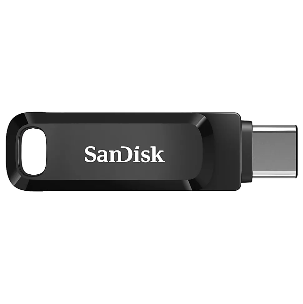 SanDisk® Ultra® Dual Drive Go USB Type-C™ Flash Drive, 128GB, Black