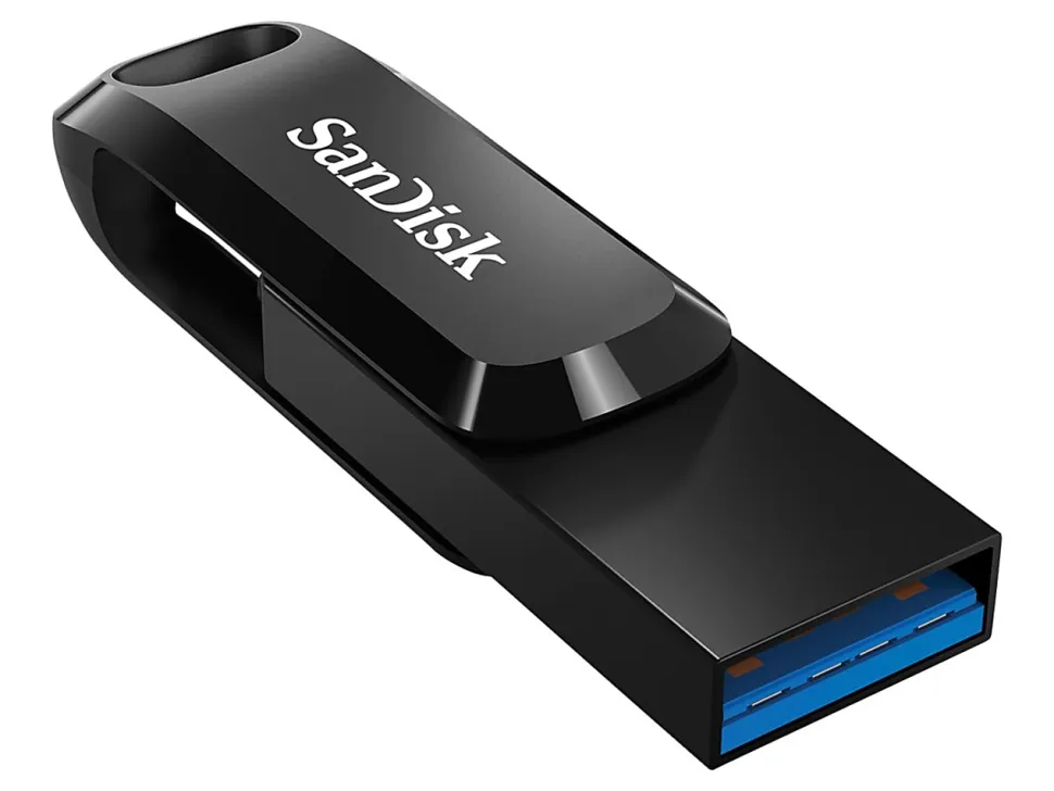 SanDisk® Ultra® Dual Drive Go USB Type-C™ Flash Drive, 128GB, Black