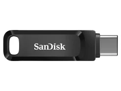 SanDisk® Ultra Dual Drive Go USB Type-C/Type-A Flash Drive, 64GB, Black