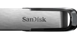 SanDisk Ultra Flair™ USB 3.0 Flash Drive, 128GB, Silver