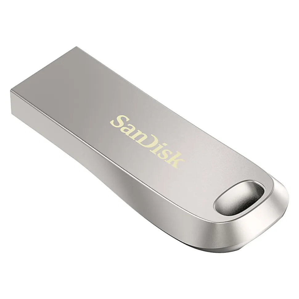 SanDisk® Ultra Luxe USB 3.2 Flash Drive, 512GB, Silver