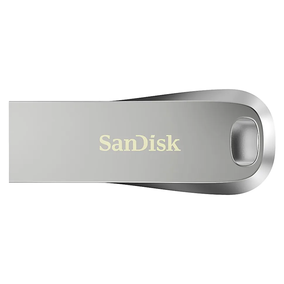 SanDisk® Ultra Luxe USB 3.2 Flash Drive, 512GB, Silver