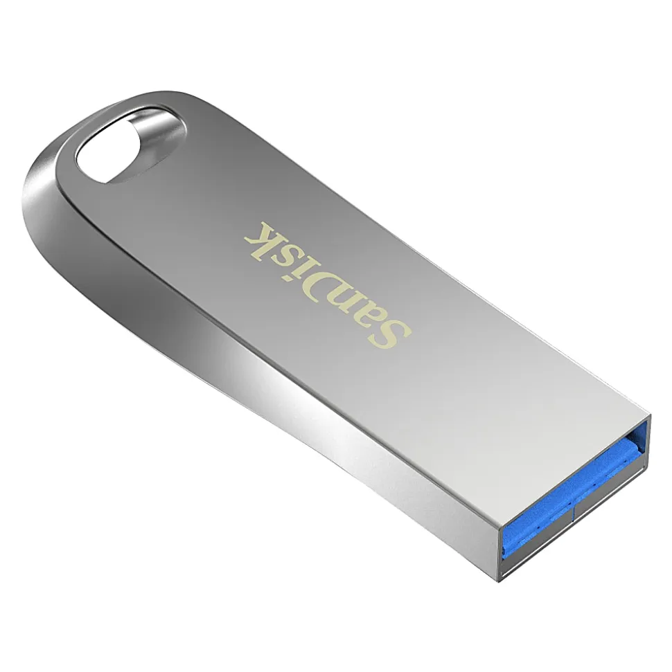 SanDisk® Ultra Luxe USB 3.1 Flash Drive, 256GB, Silver