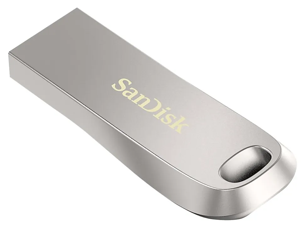 SanDisk® Ultra Luxe USB 3.1 Flash Drive, 256GB, Silver