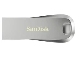 SanDisk Ultra Luxe USB 3.1 Flash Drive, 128GB, Silver Metal