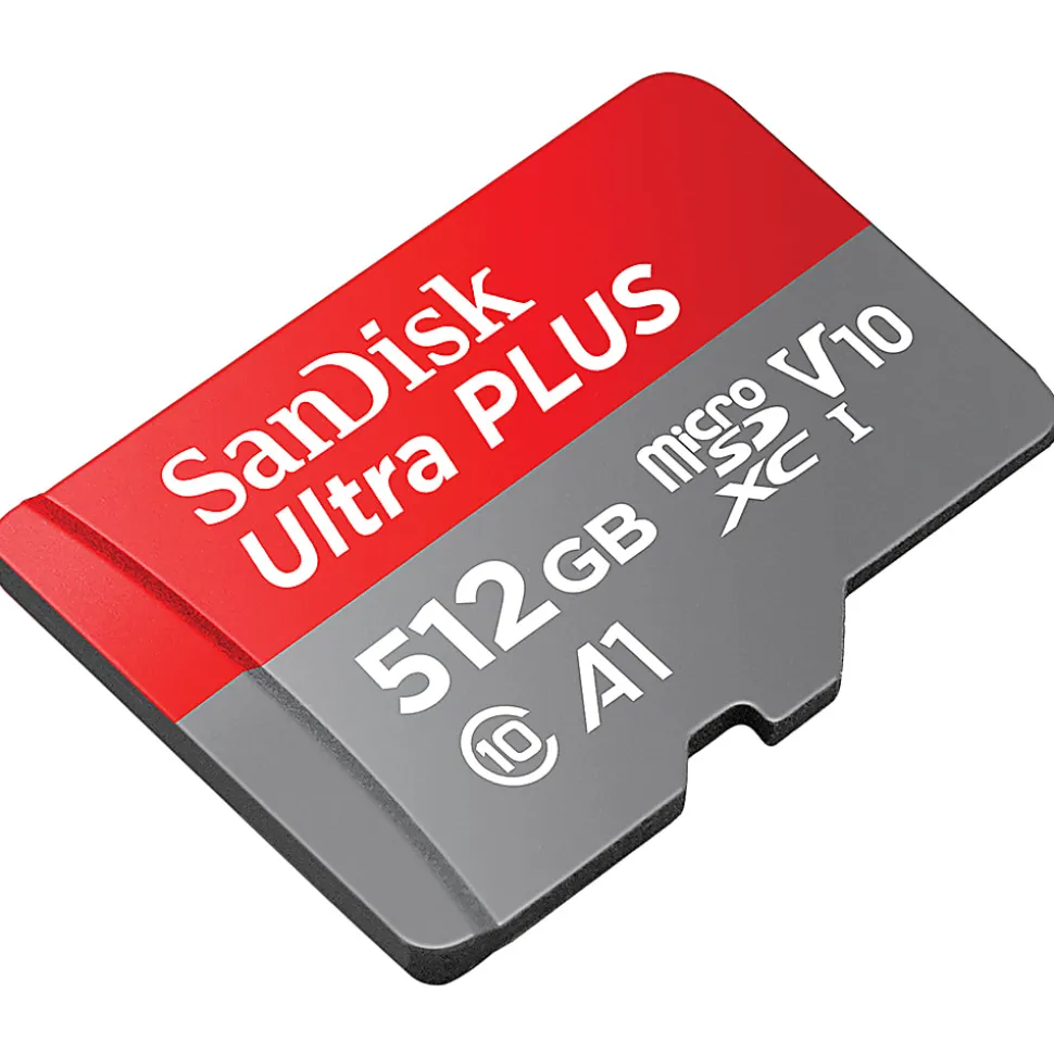 SanDisk Ultra® PLUS 160MB/s MicroSDXC™ Memory Card, 512GB, SDSQUBL-512G-AN6IA